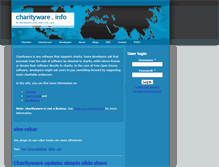 Tablet Screenshot of charityware.info